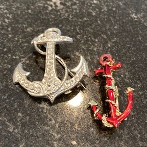 2 VINTAGE ANCHOR BROACHES